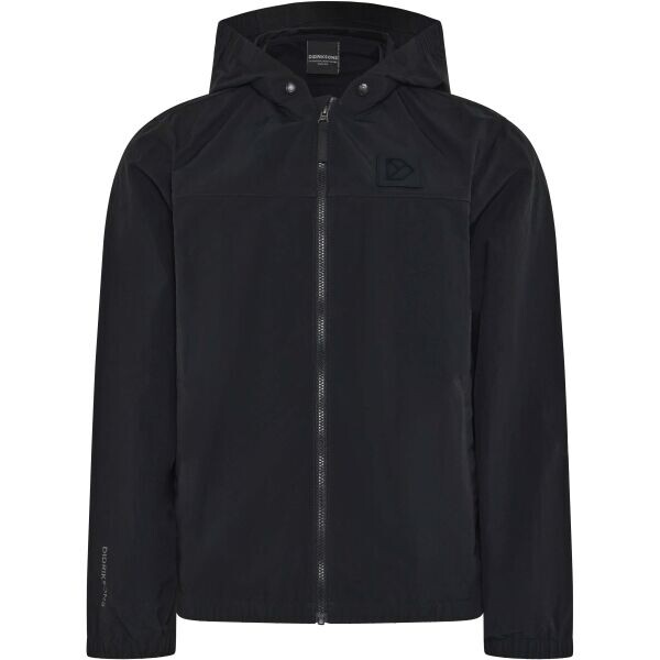 DIDRIKSONS JASPER Chlapecká přechodová bunda, černá, velikost