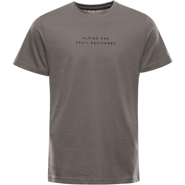 ALPINE PRO NESAD Pánské triko, šedá, velikost