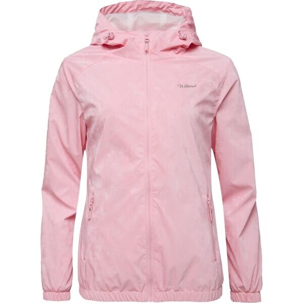 Willard NABBIA Lehká dámská šusťáková bunda, růžová, velikost