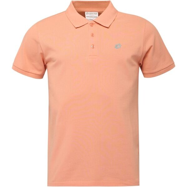 Lotto DOBIN Pánské triko s límečkem, lososová, velikost XXL