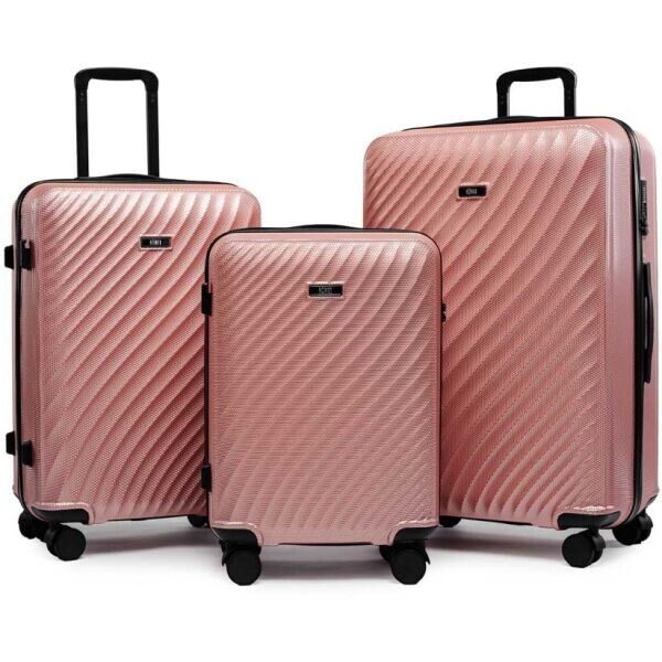 ROWEX ROSELINE SET Sada cestovních kufrů, růžová, velikost