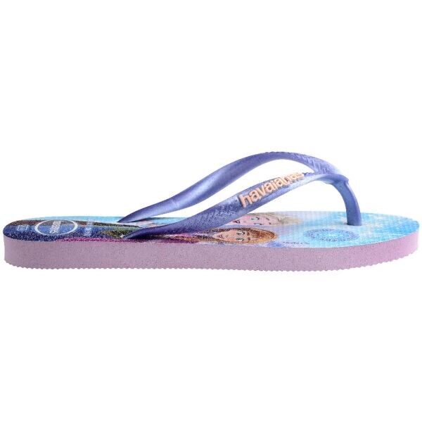HAVAIANAS KIDS SLIM PRINCESS Dívčí žabky, světle modrá, velikost 35/36