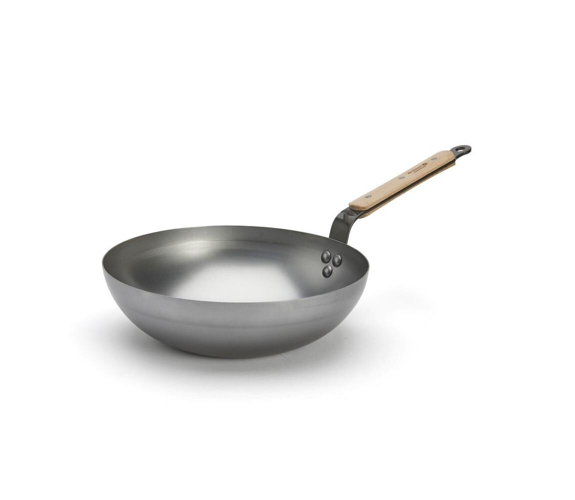 De Buyer 5717.28 - Pánev Wok MINERAL B BOIS 28 cm 5717.28