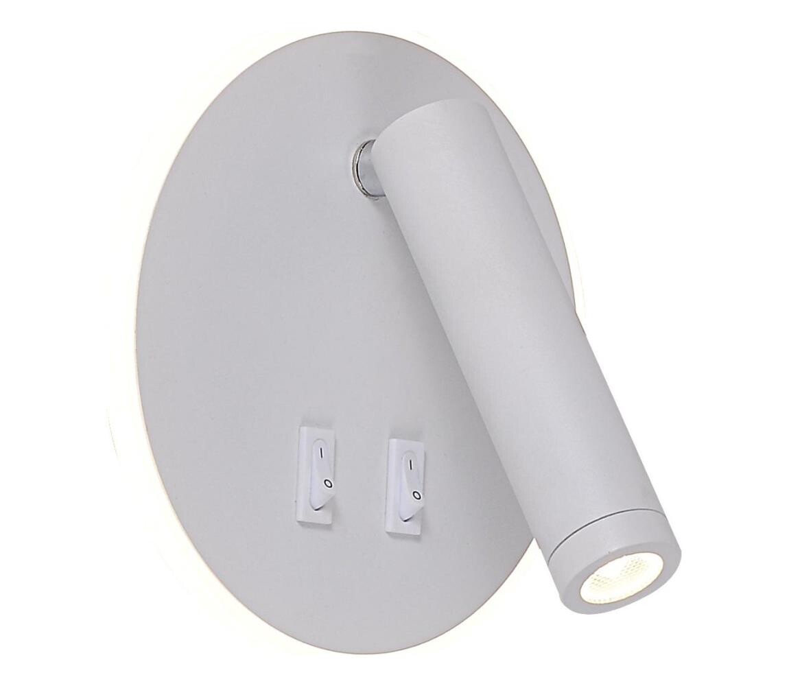 Zuma Line W4107-WH-LED Nást. bodové svítidlo CIRCA LED/5,5W/230V + LED/2,5W bílá W4107-WH