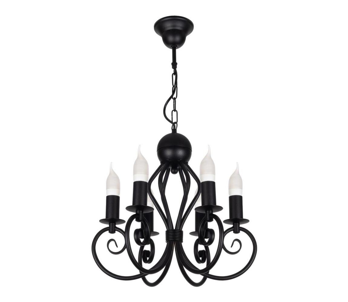 HEXE Lustr na řetězu VINCENT 6xE14/40W/230V 0090