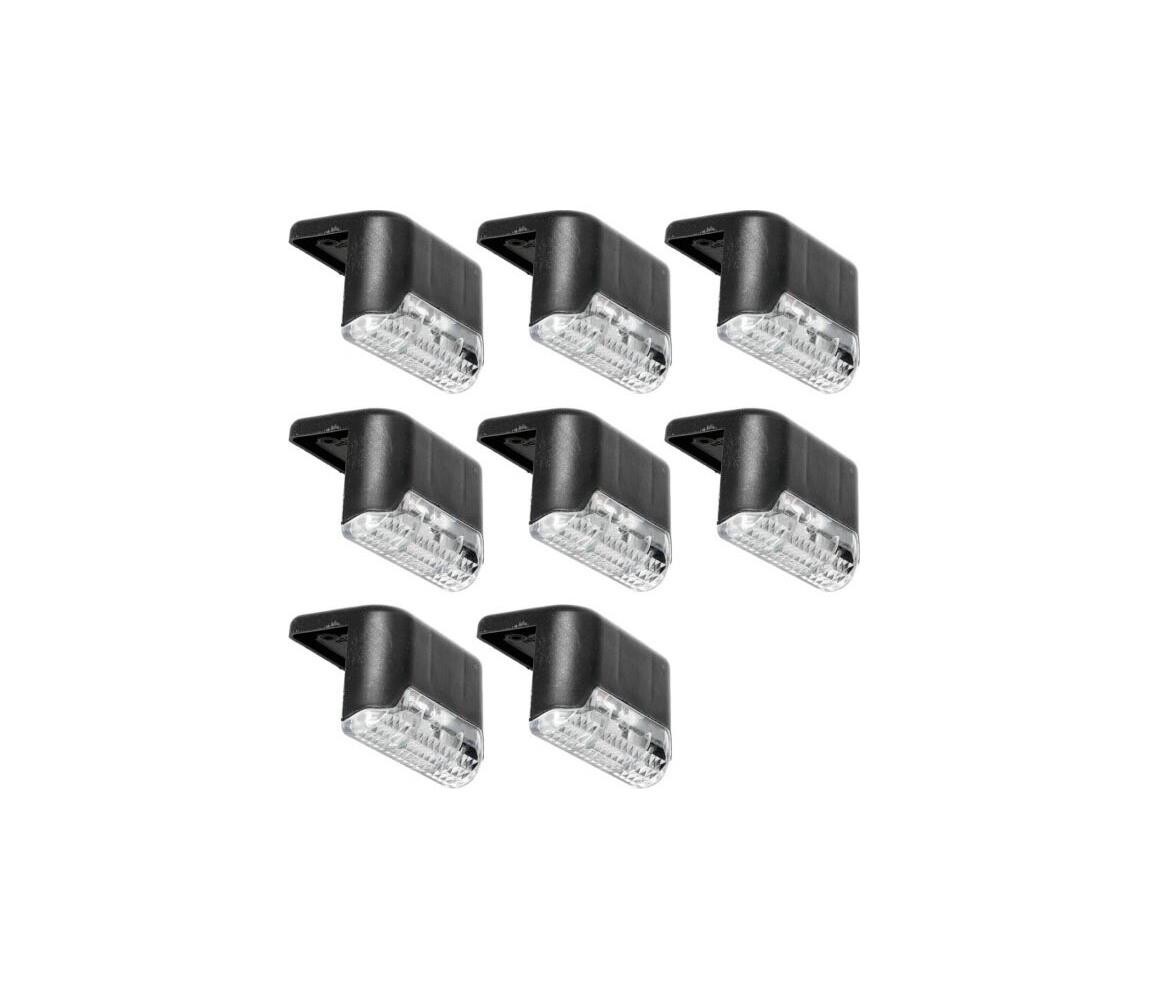 SADA 8x LED Solární osvětlení schodiště LED/0,06W/1,2V 3000K IP44 600 mAh KTLPNCB8