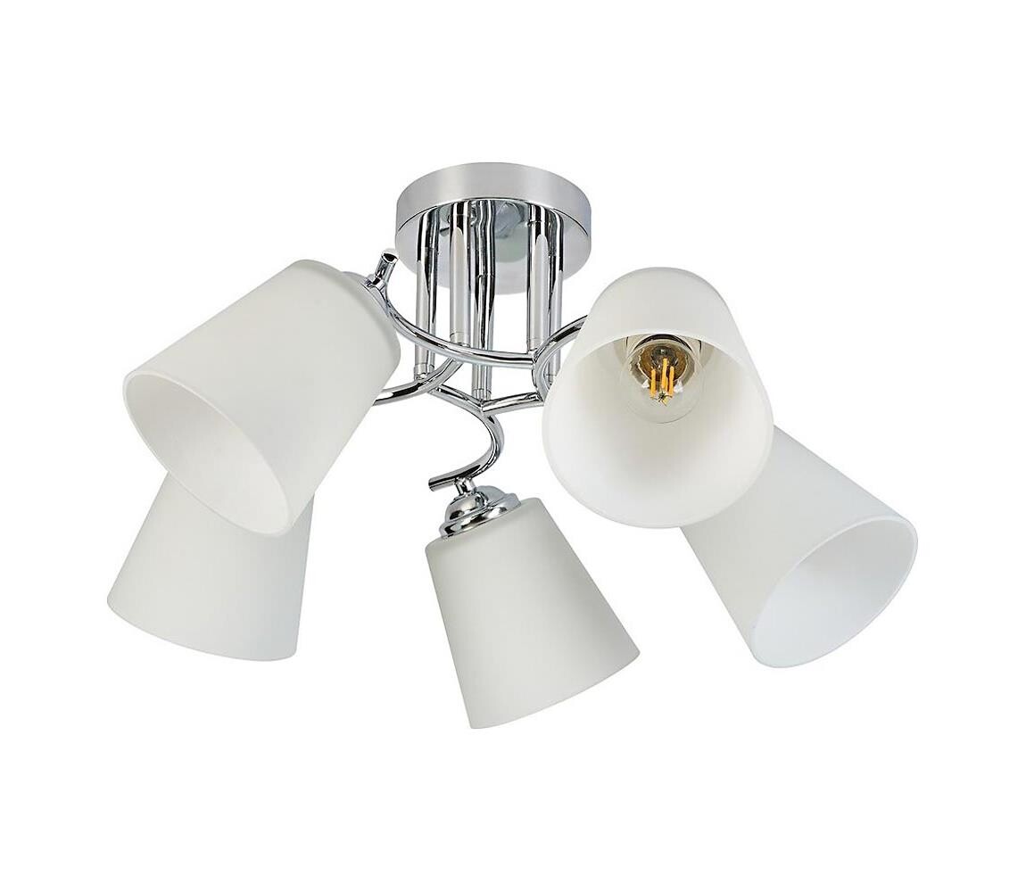 Přisazený lustr PAFOS 5xE27/15W/230V lesklý chrom ML2261