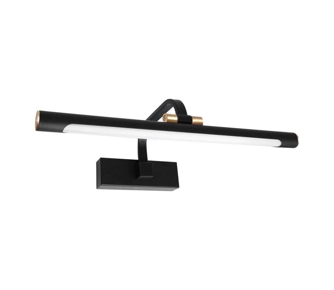 LED Koupelnové osvětlení zrcadla VINCI LED/12W/230V 40 cm IP44 černá ML2033