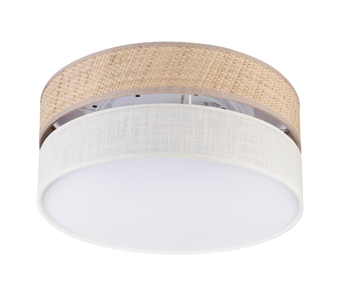 Stropní svítidlo SIRJA DOUBLE BOHO 2xE14/15W/230V pr. 35 cm béžová/krémová LM-1.295/KREM