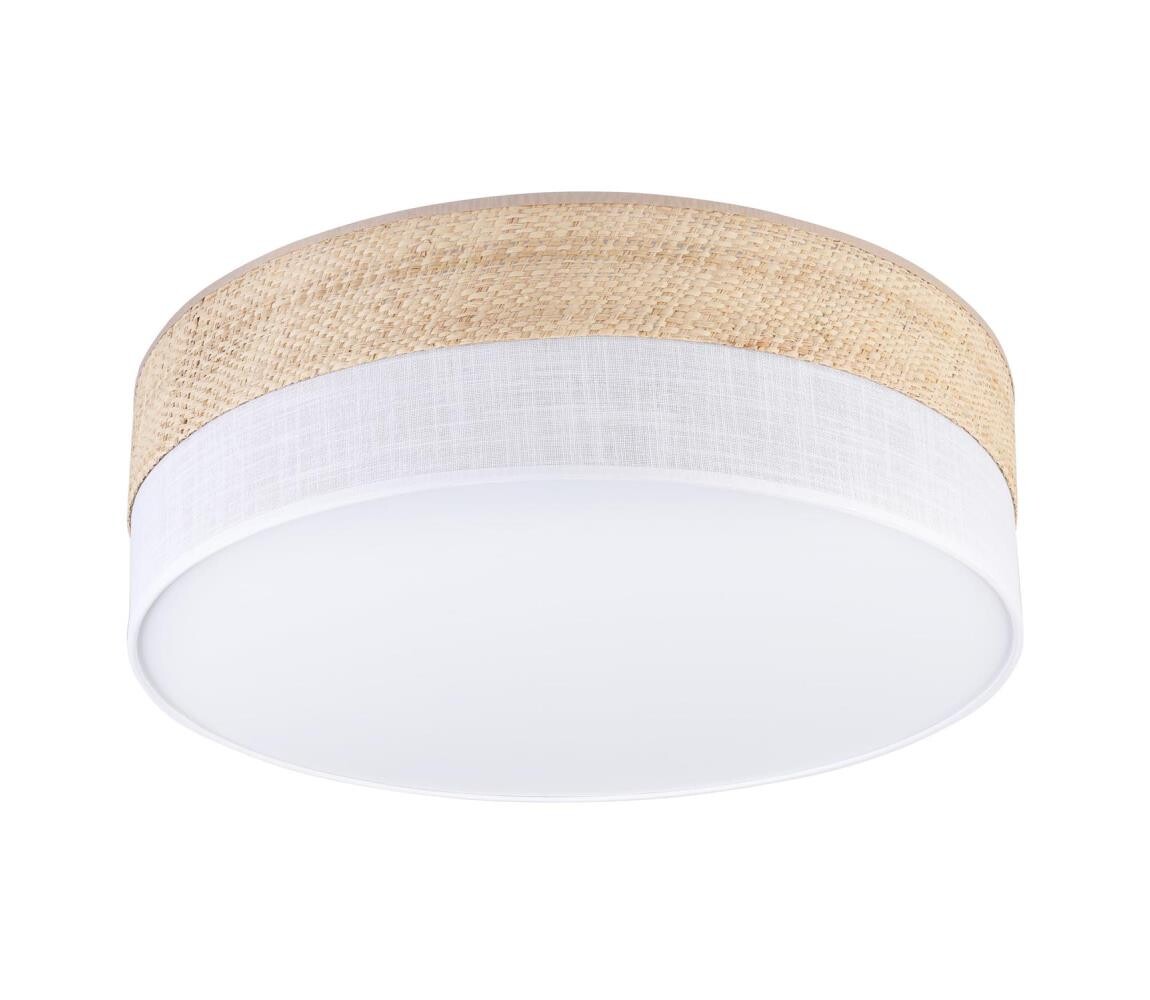 Stropní svítidlo SIRJA BOHO 2xE27/15W/230V pr. 45 cm béžová/bílá LM-2.296/BIAŁY