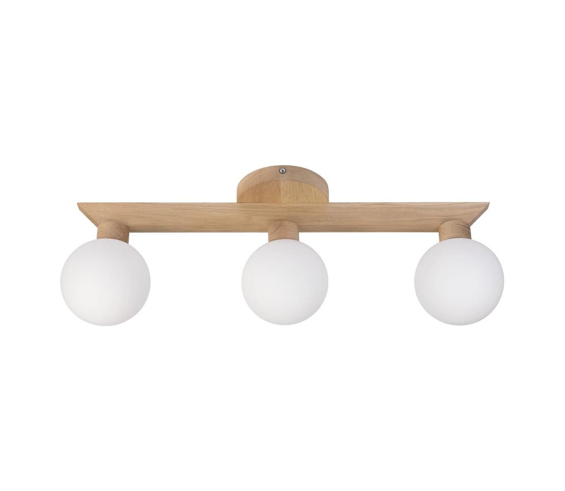 Přisazený lustr ANTONIO 3xG9/5W/230V dub/bílá LM-3.128/A/DĄB