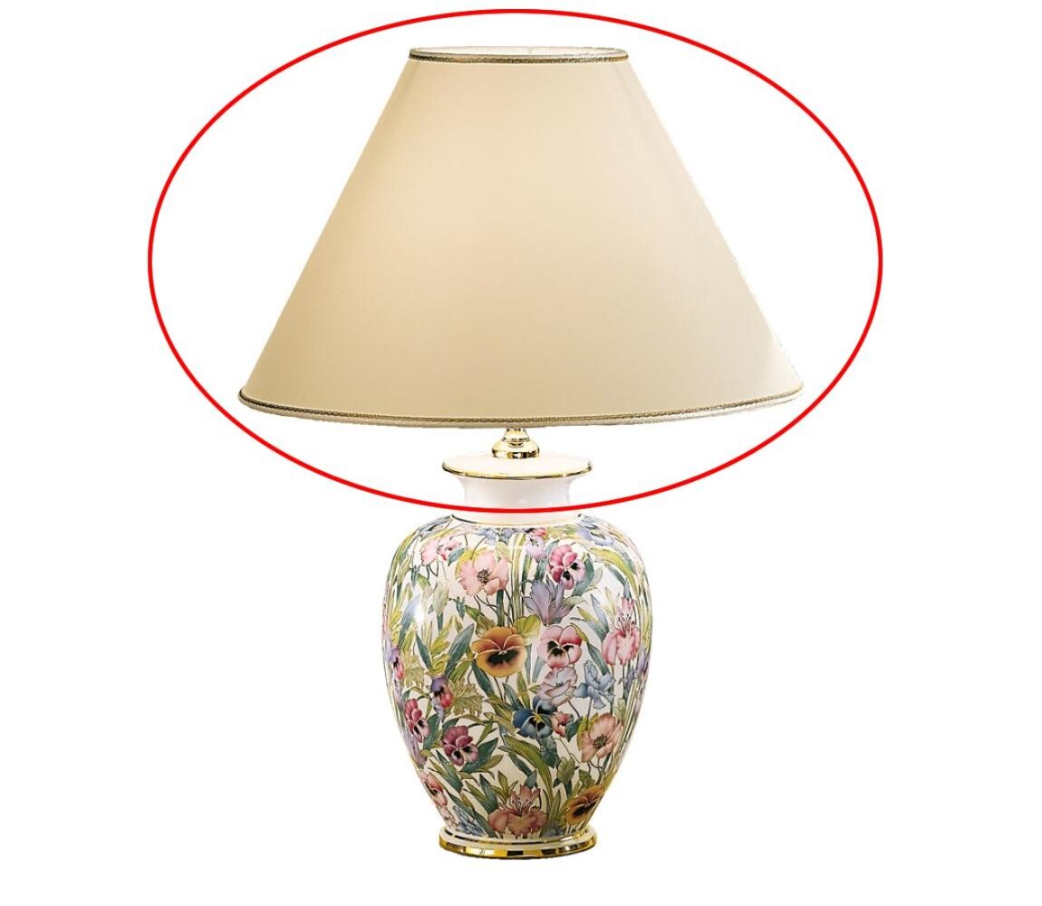 Kolarz 0014.S02- Náhradní stínidlo ke stolní lampě GIARDINO E27 pr. 40 cm béžová 0014.S02