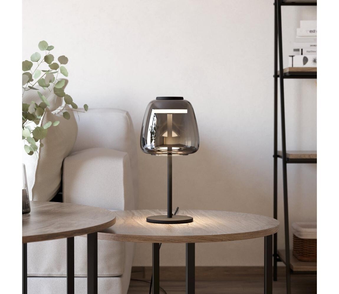 Eglo 901195 - LED RGBW Stmívatelná stolní lampa ALFERO-Z LED/7,7W/230V kouřová 901195