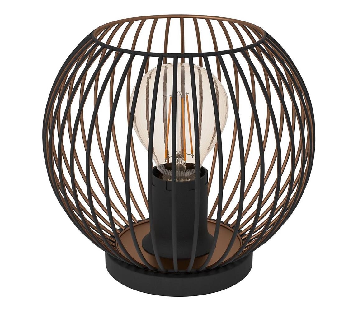 Eglo 901872 - Stolní lampa ALMANZORA 1xE27/60W/230V černá 901872