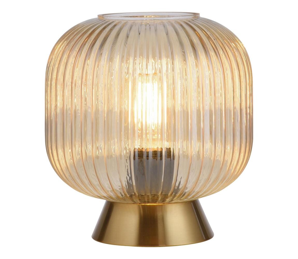 Schöner Wohnen 13573-27 - Stolní lampa NAMI 1xE27/25W/230V zlatá/béžová 13573-27