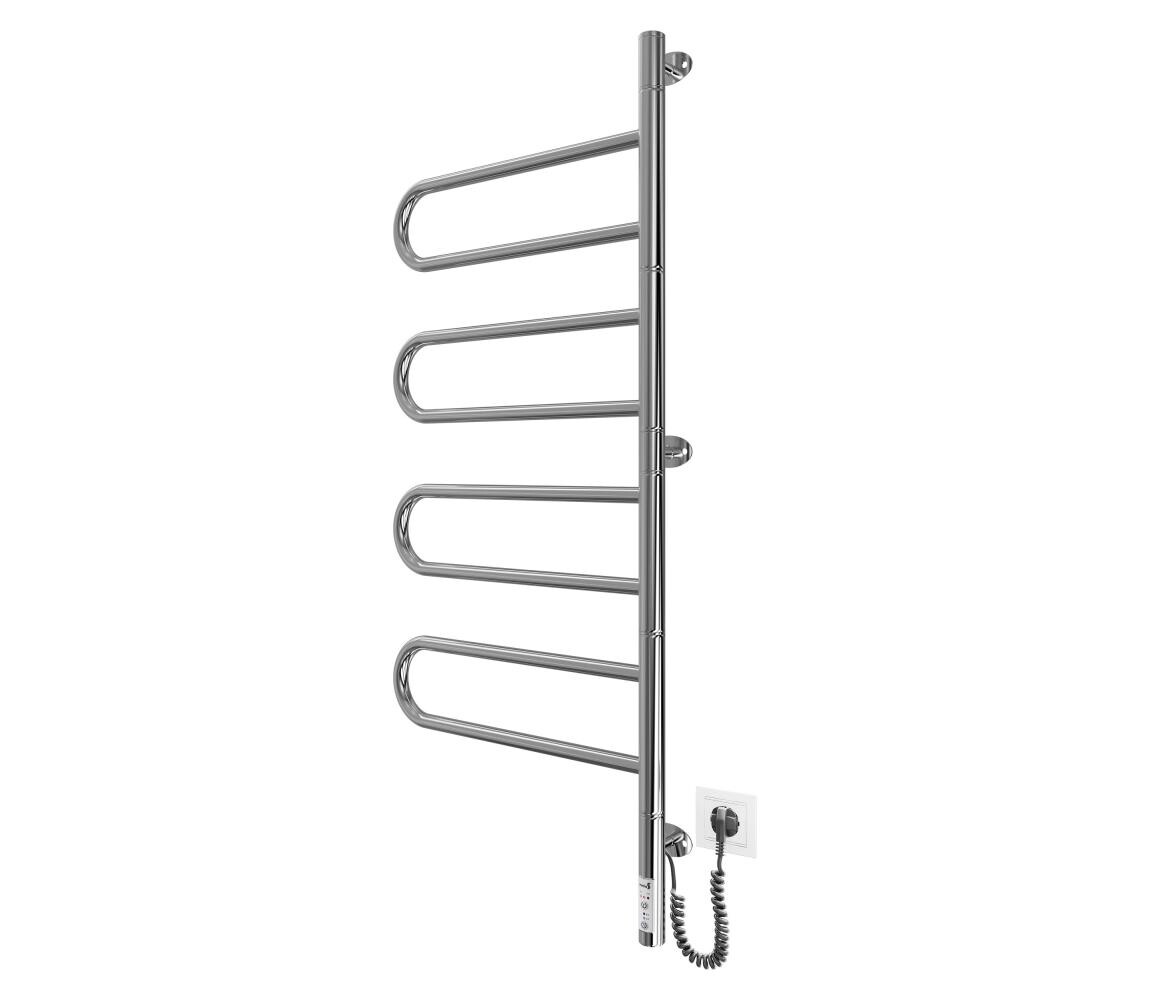 Mario-Radiators Elektr. otočný sušák na ručníky TRISTAR 105W/230V 100x44,5cm IP44 nerez/l.chrom 2.3.0507.11.P