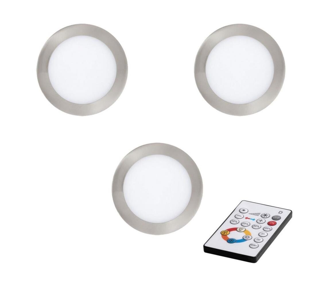 Eglo 78736 - SADA 3x LED Stmívatelné podhledové svítidlo TINUS LED/11W/230V + DO 78736
