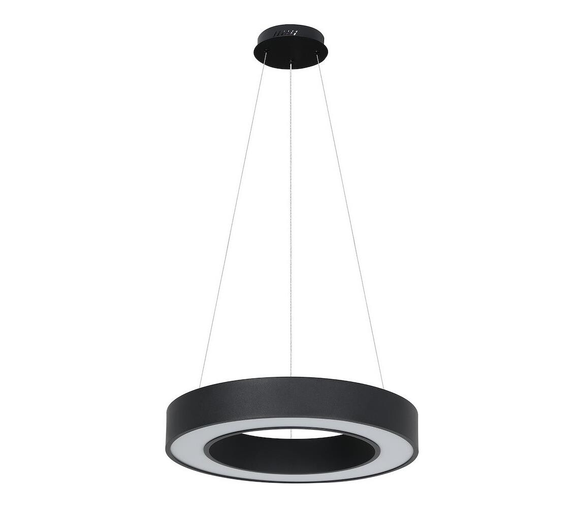 LED Lustr na lanku UNION LED/40W/230V 3000/4000/6500K pr. 40 cm černá ML1866