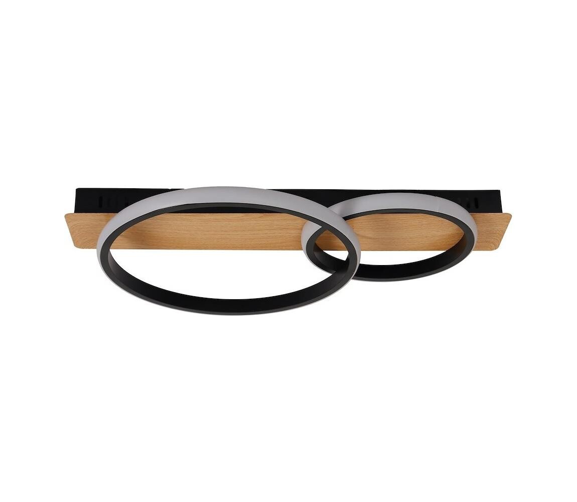 LED Stropní svítidlo ROWENA LED/14W/230V černá/hnědá ML1851