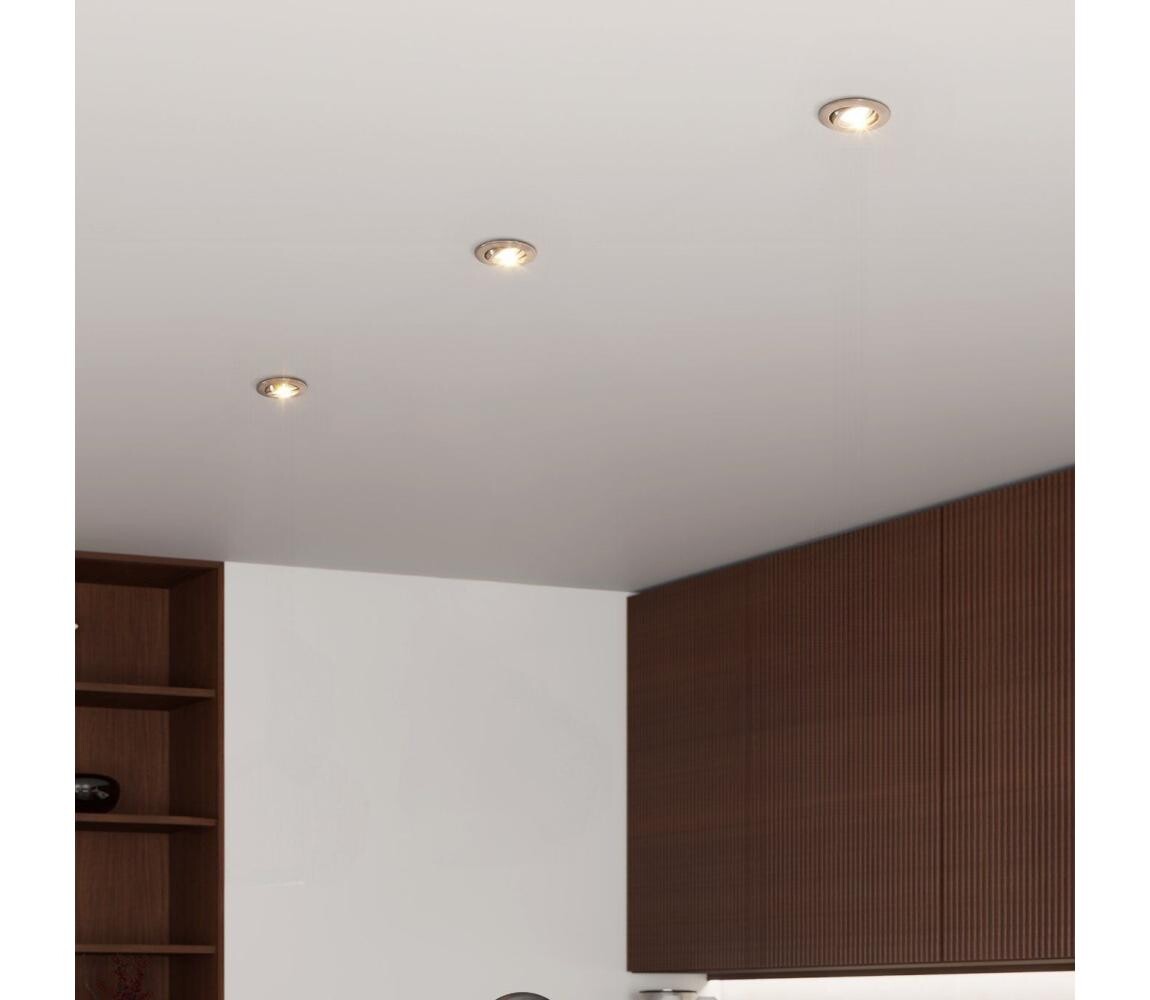 Eglo 902259 - SADA 3x LED Podh. bodové svítidlo BARRANCO 1xGU10/4,5W/230V chrom 902259