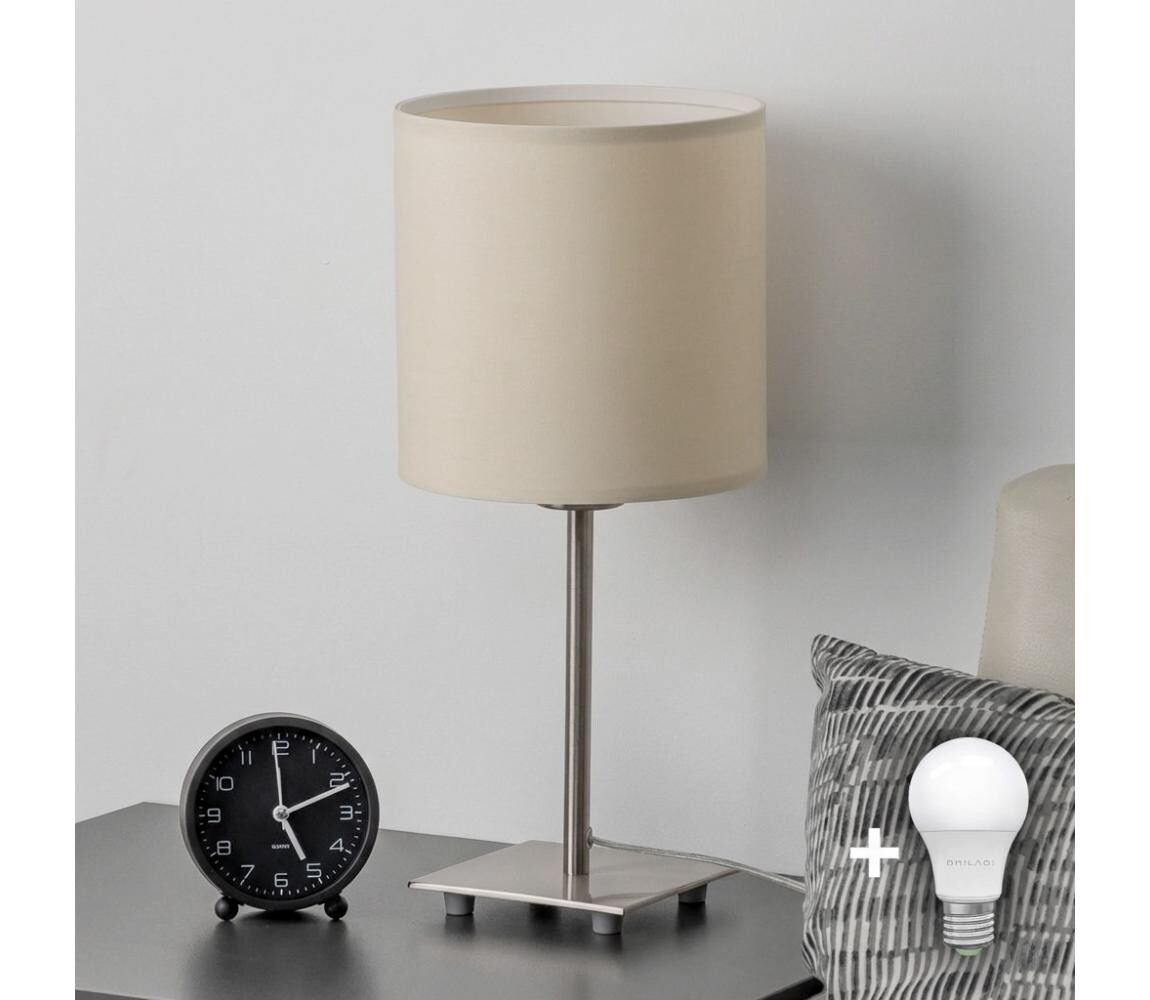 Eglo - LED Stolní lampa TUNJA 1xE27/60W/230V krémová 1xEG32509+1xEG32912