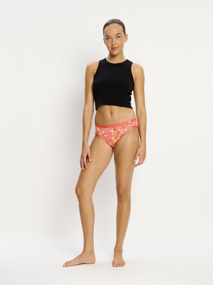 Menstruační kalhotky Modibodi Classic Bikini Moderate Boho Coral (MKMCBMBC) M