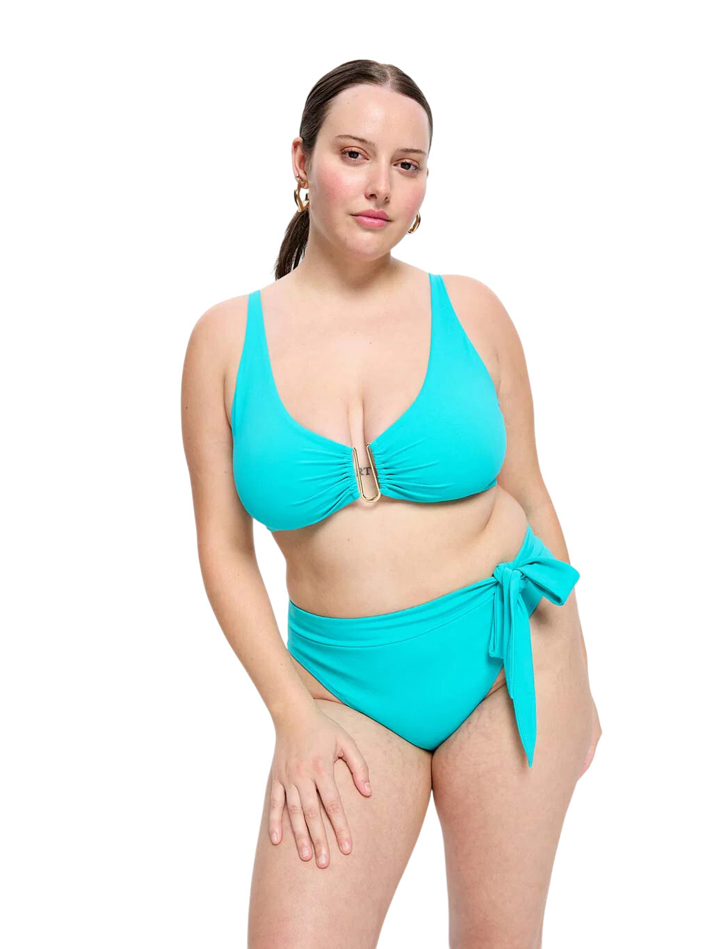 Menstruační plavky Modibodi Molokai Hi-Waist Tie Bottom Ocean spodní díl (MPMMHWBOSD) L