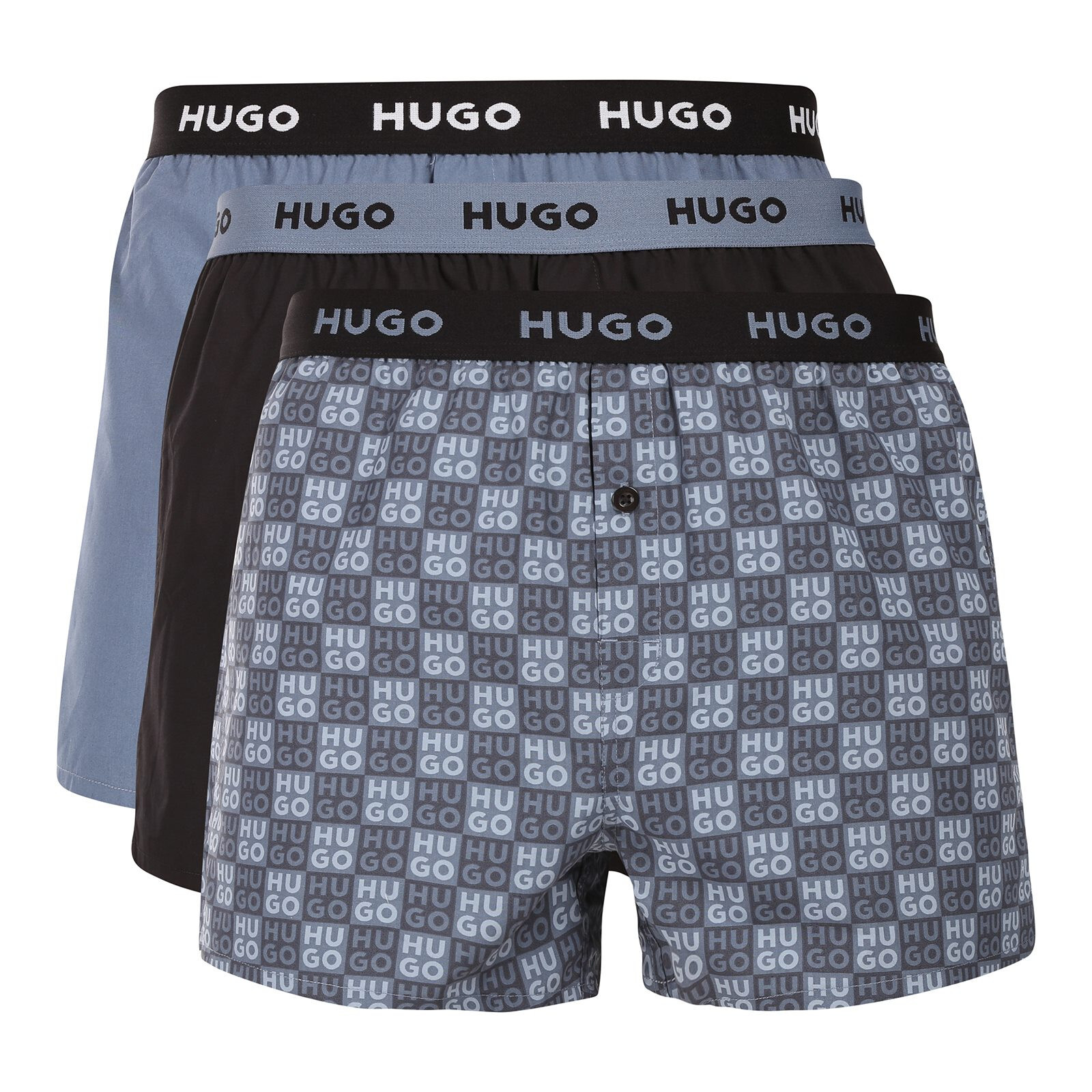 3PACK pánské trenky HUGO vícebarevné (50532565 964) XL, trenýrky