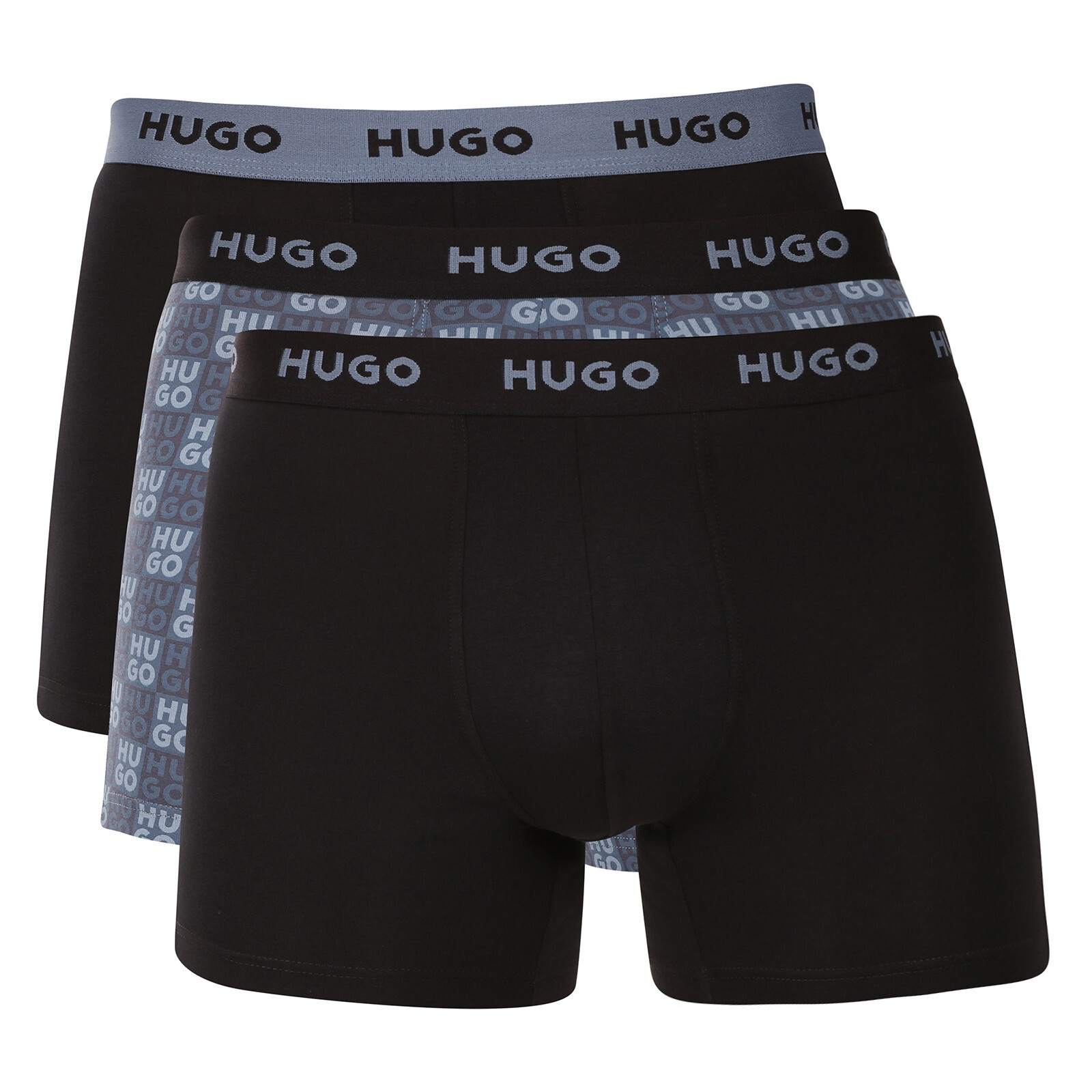3PACK pánské boxerky HUGO vícebarevné (50532559 970) XL, trenky / trenýrky