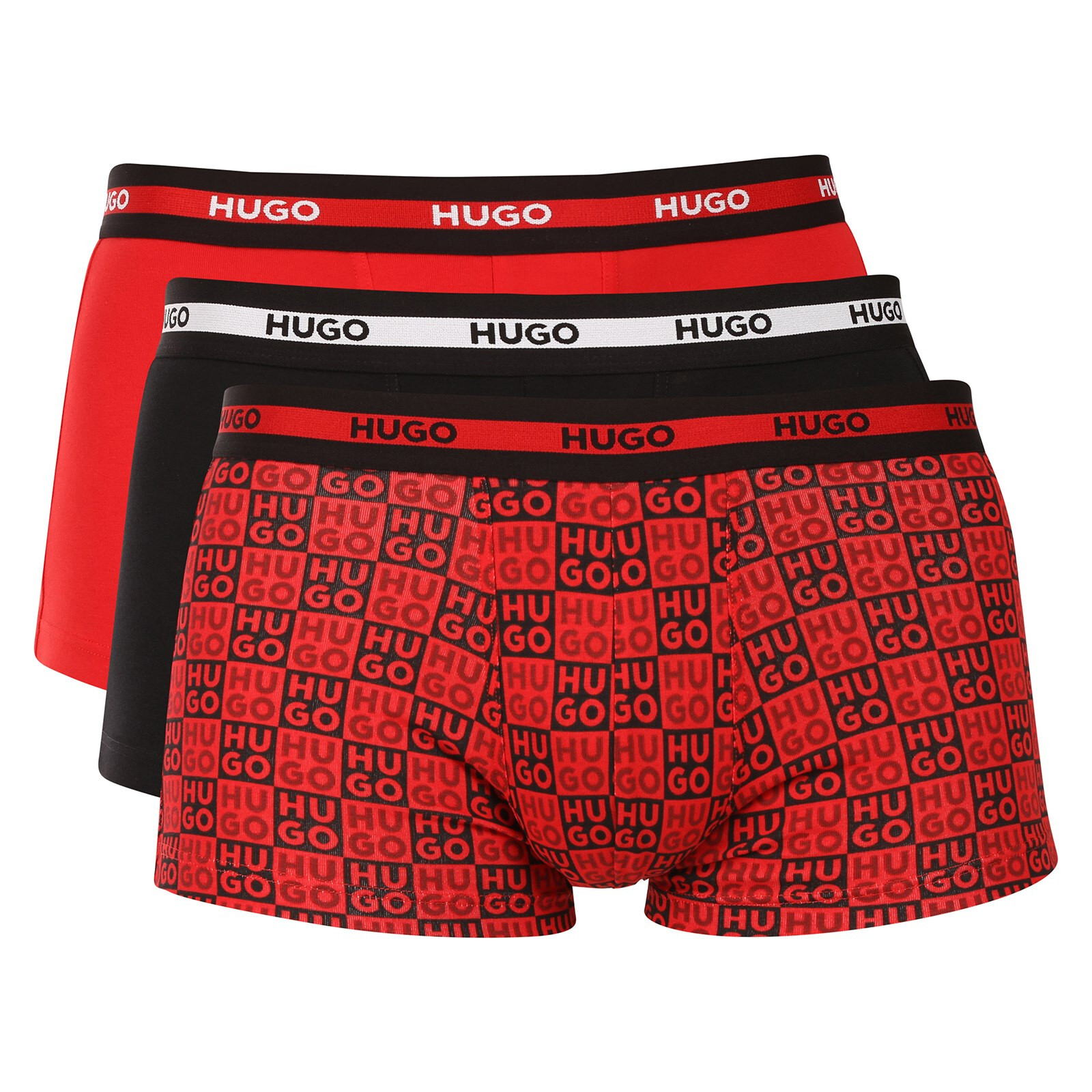 3PACK pánské boxerky HUGO vícebarevné (50545668 961) XXL, trenky / trenýrky