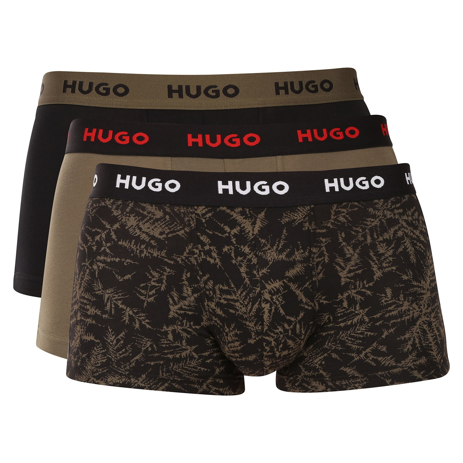 3PACK pánské boxerky HUGO vícebarevné (50532550 968) XL, trenky / trenýrky