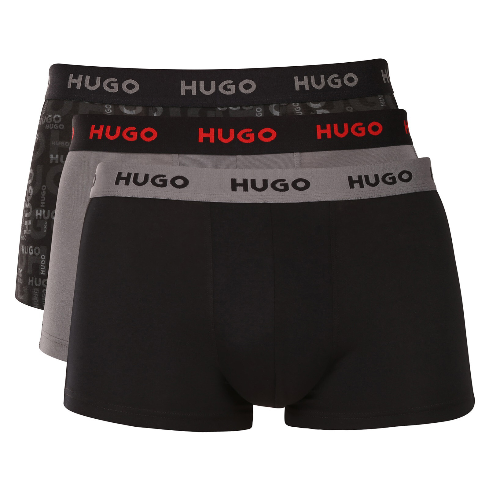 3PACK pánské boxerky HUGO vícebarevné (50532550 967) XL, trenky / trenýrky