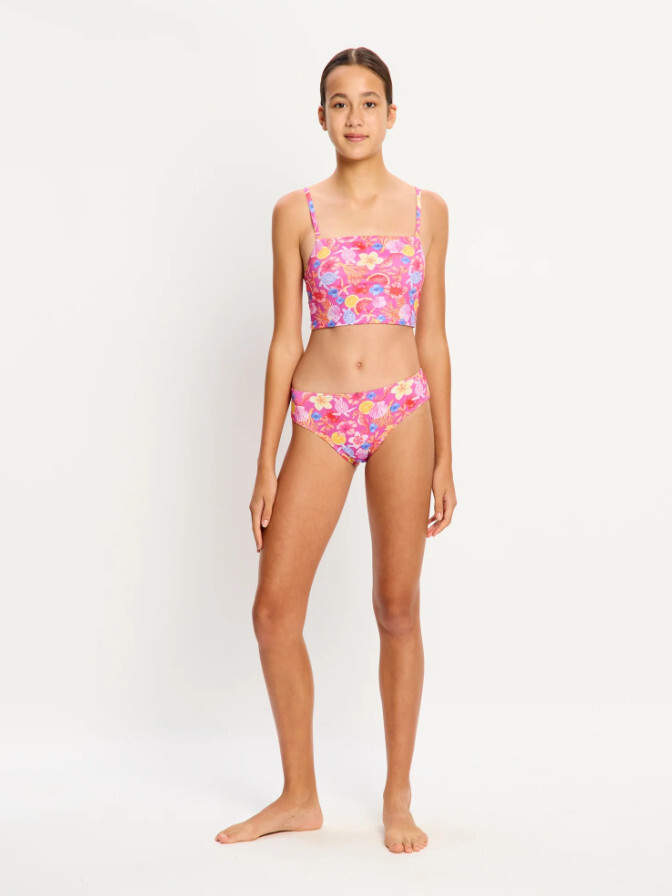 Dívčí menstruační plavky Modibodi Dream Teen Swimwear Bikini Brief Light Tropicana Crush spodní díl (DMPMDTSBBLTCSD) 10-12 let