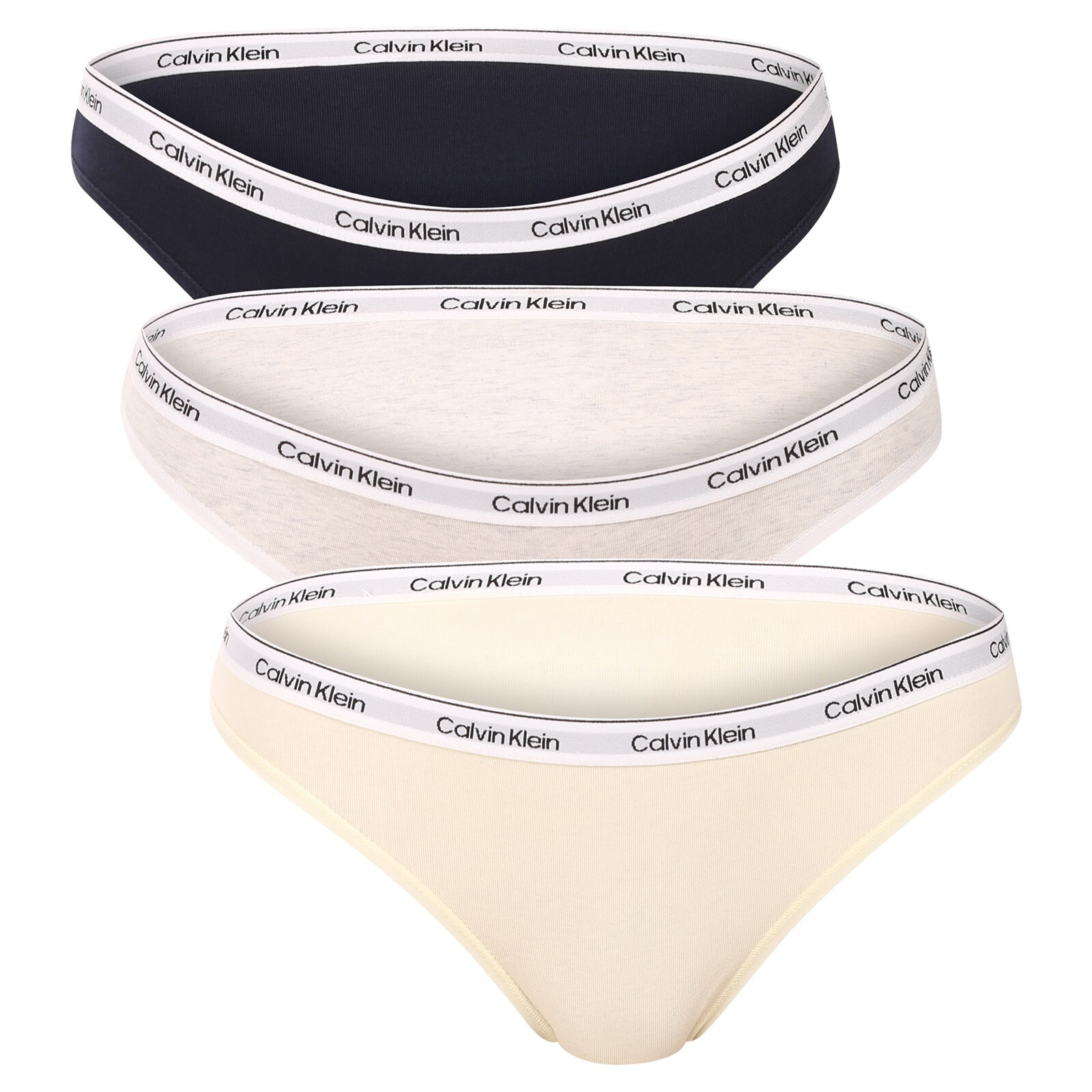 3PACK dámské kalhotky Calvin Klein vícebarevné (QD5207-TC8) XL