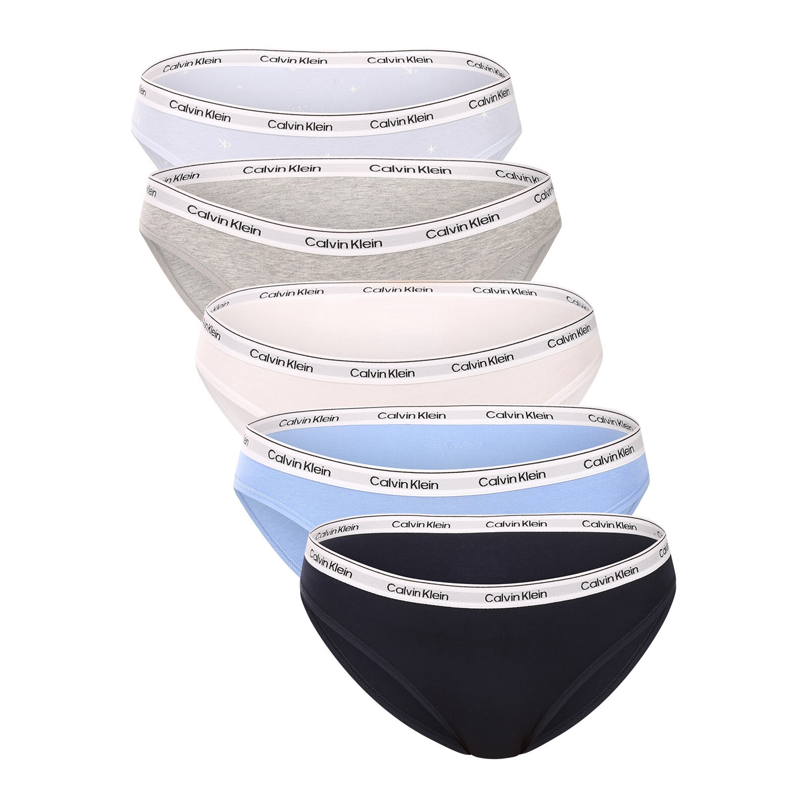 5PACK dámské kalhotky Calvin Klein vícebarevné (QD5208E-3KV) L