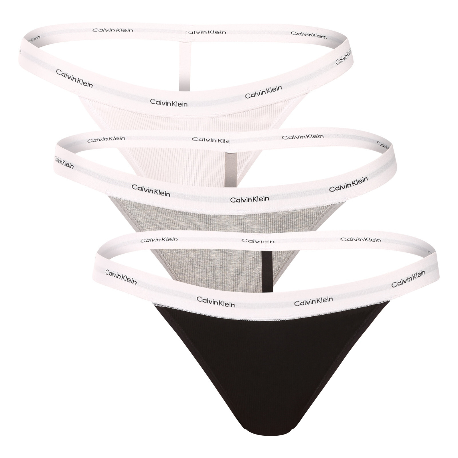 3PACK dámská tanga Calvin Klein vícebarevná (QD5308-6H3) L