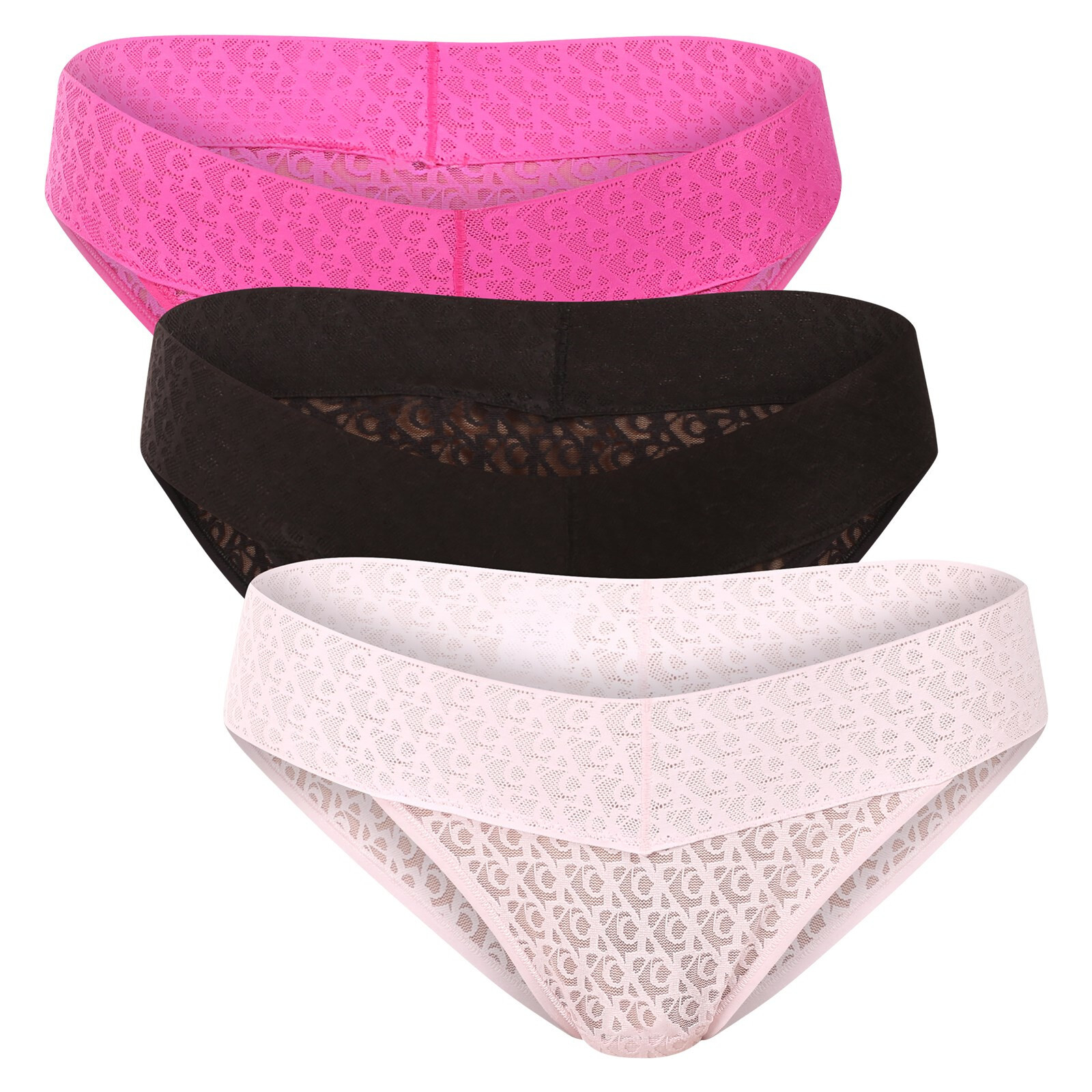 3PACK dámské kalhotky Calvin Klein vícebarevné (QD5305-FBS) XL