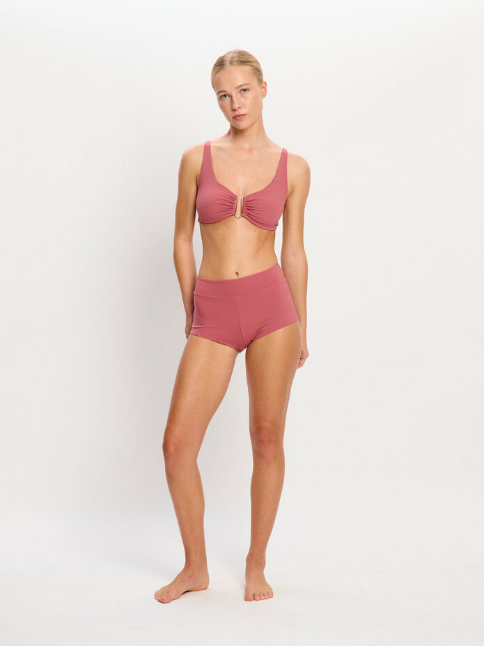Menstruační plavky Modibodi Molokai Swim Short High Absorbency Mauve spodní díl (MPMMSSHAM) S