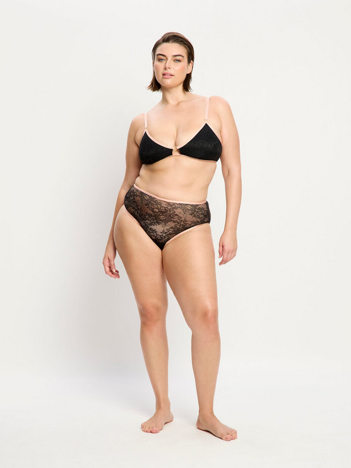 Menstruační kalhotky Modibodi Bliss Hi Waist Brief Moderate Jet Black (MKMBHWBMJB) XS