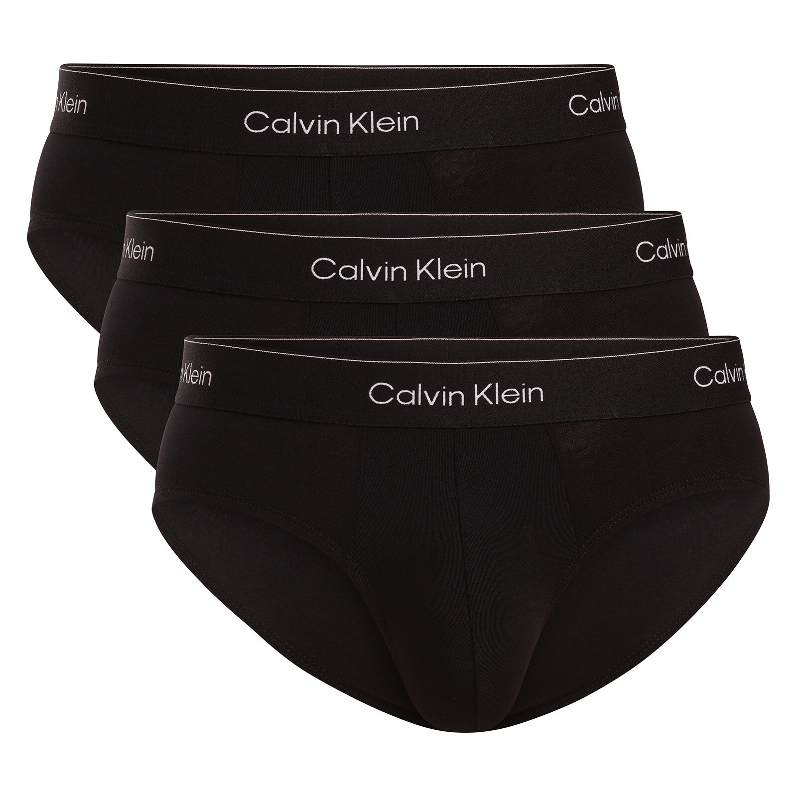 3PACK pánské slipy Calvin Klein černé (NB4388-TM6) M