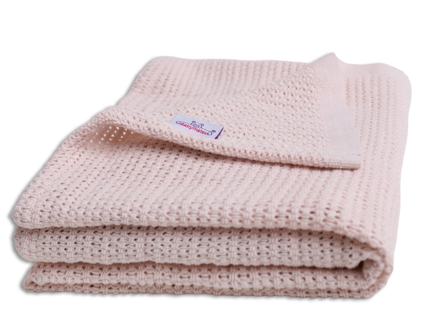 Babymatex Pletená deka LILI 75x100 cm - Světle růžová