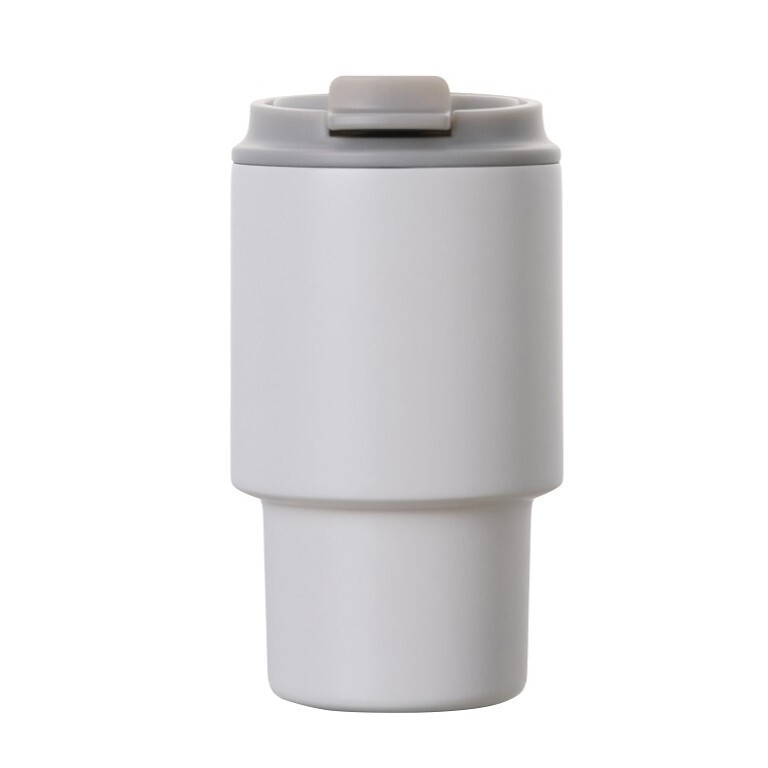 Nerezový termohrnek Nagano, 350ml, Vinga, bílý
