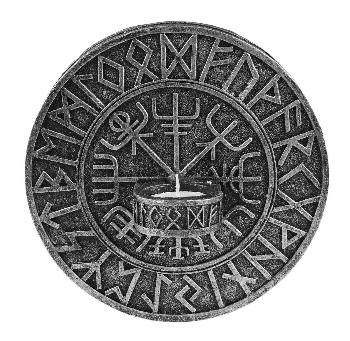 dekorace nástěnná (svícen) Viking Compass Vegvisir