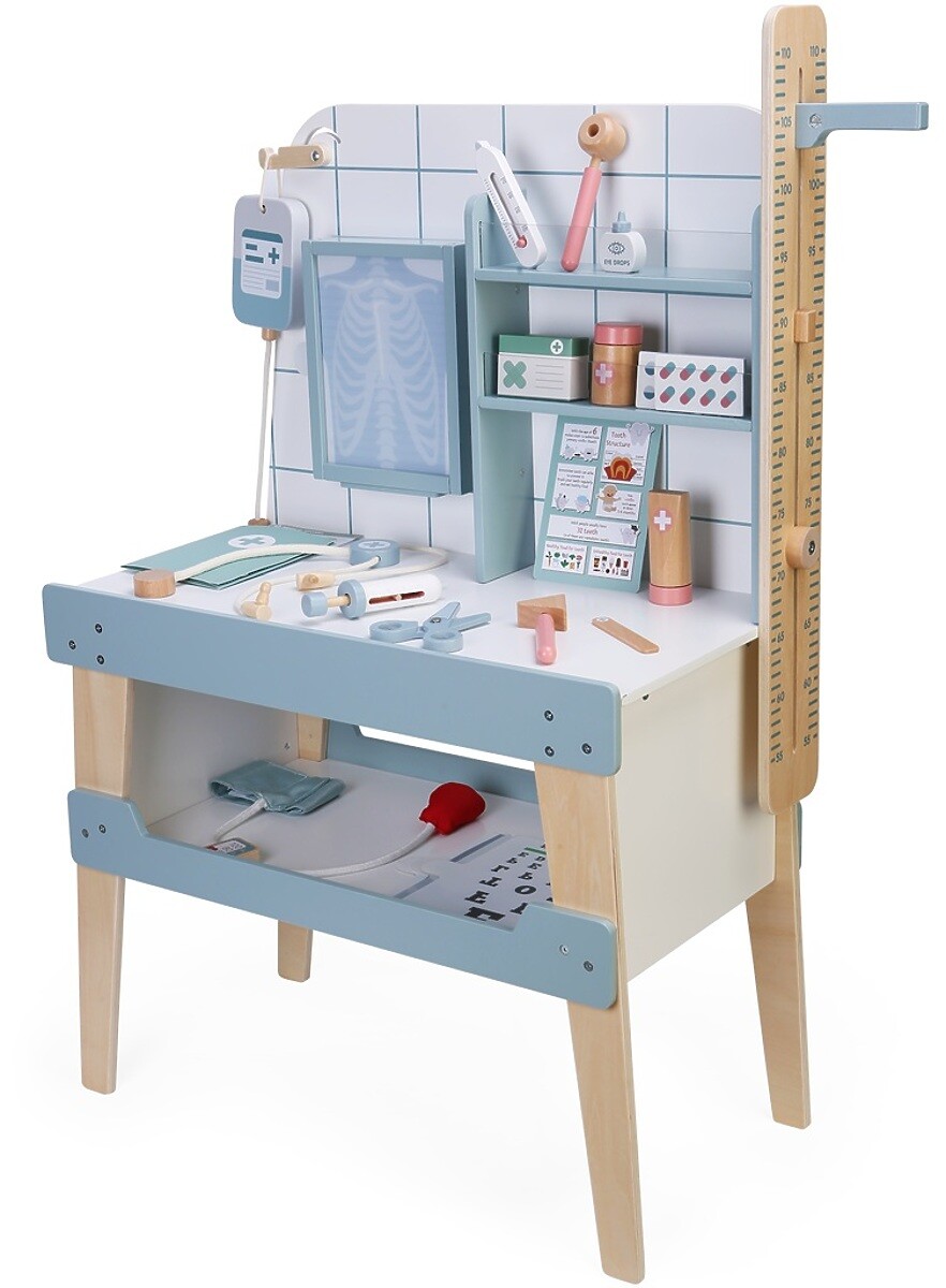 Ourbaby 2Kids Toys Dřevěná nemocnice