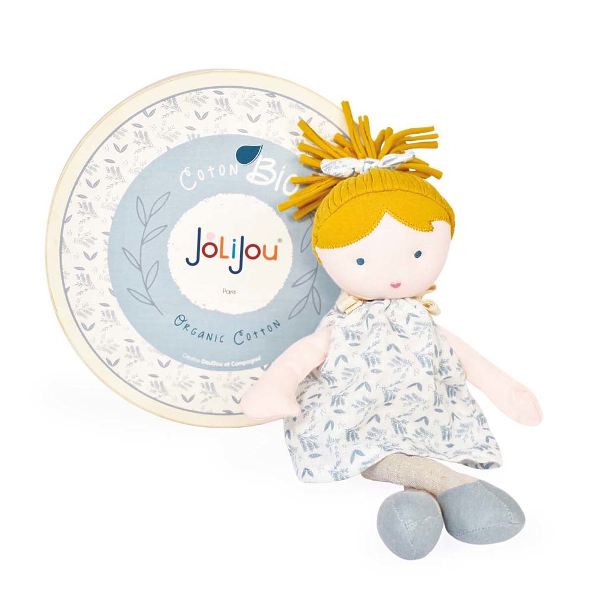 Doudou Jolijou Panenka Bleuette 30 cm