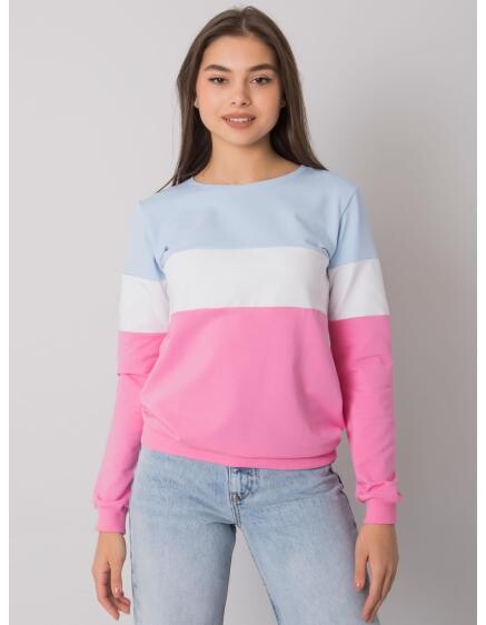 Dámská mikina Larice RUE PARIS modro-růžová