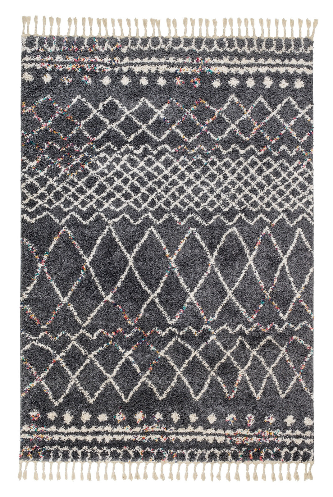 Kusový koberec Urban 182040 Grey, 133x190, bílá, šedá, obývací pokoj, Schöner Wohnen