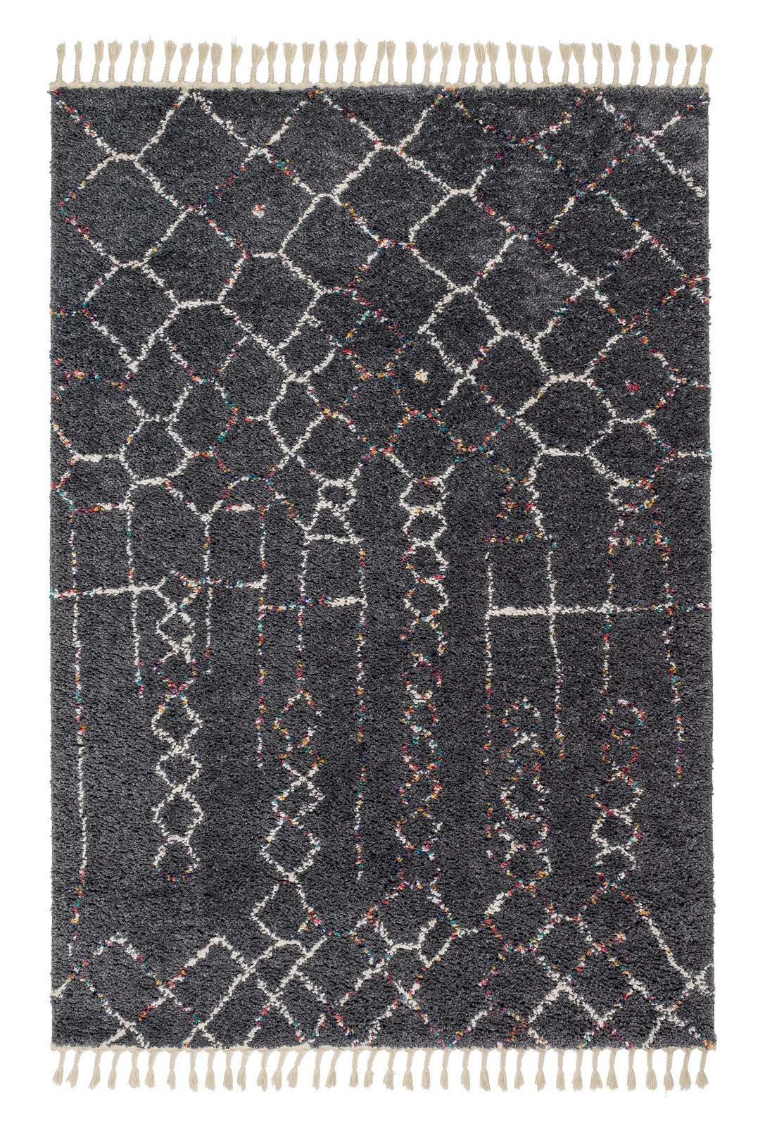 Kusový koberec Urban 183040 Grey, 80x150, bílá, černá, šedá, obývací pokoj, Schöner Wohnen