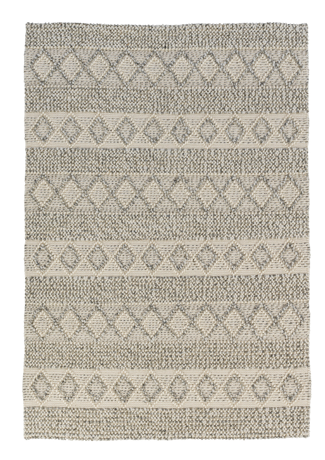 Ručně tkaný kusový koberec Alva 191006 Beige, 140x200, béžová, šedá, obývací pokoj, Schöner Wohnen