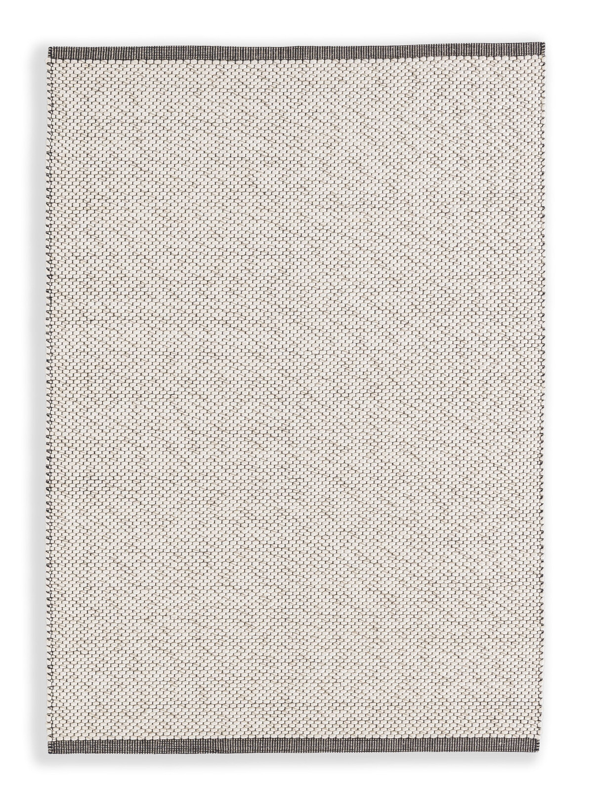 Ručně tkaný kusový koberec Miro 191007 Nature, 140x200, bílá, černá, chodba / předsíň, Schöner Wohnen